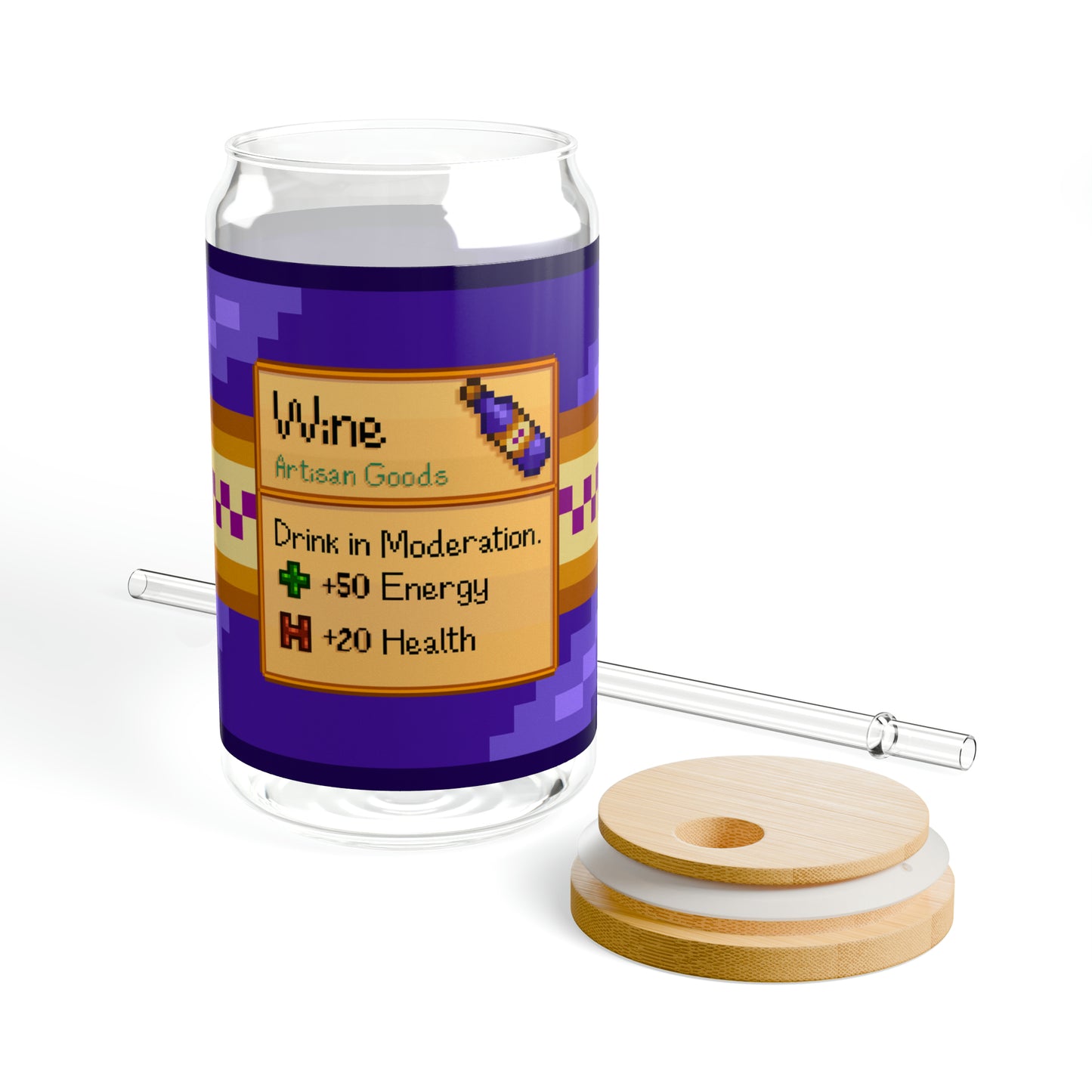 Wine from the Valley - Soda Glass