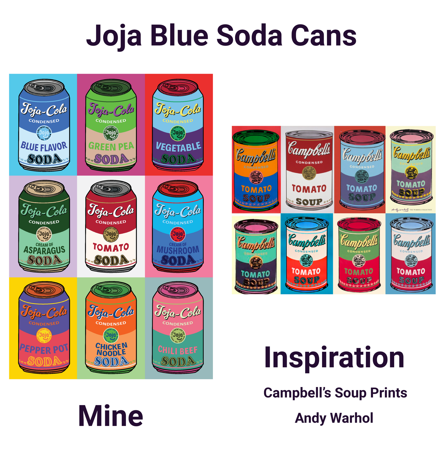 Joja Cola "Warhol Campbell Soup" Art Print Poster