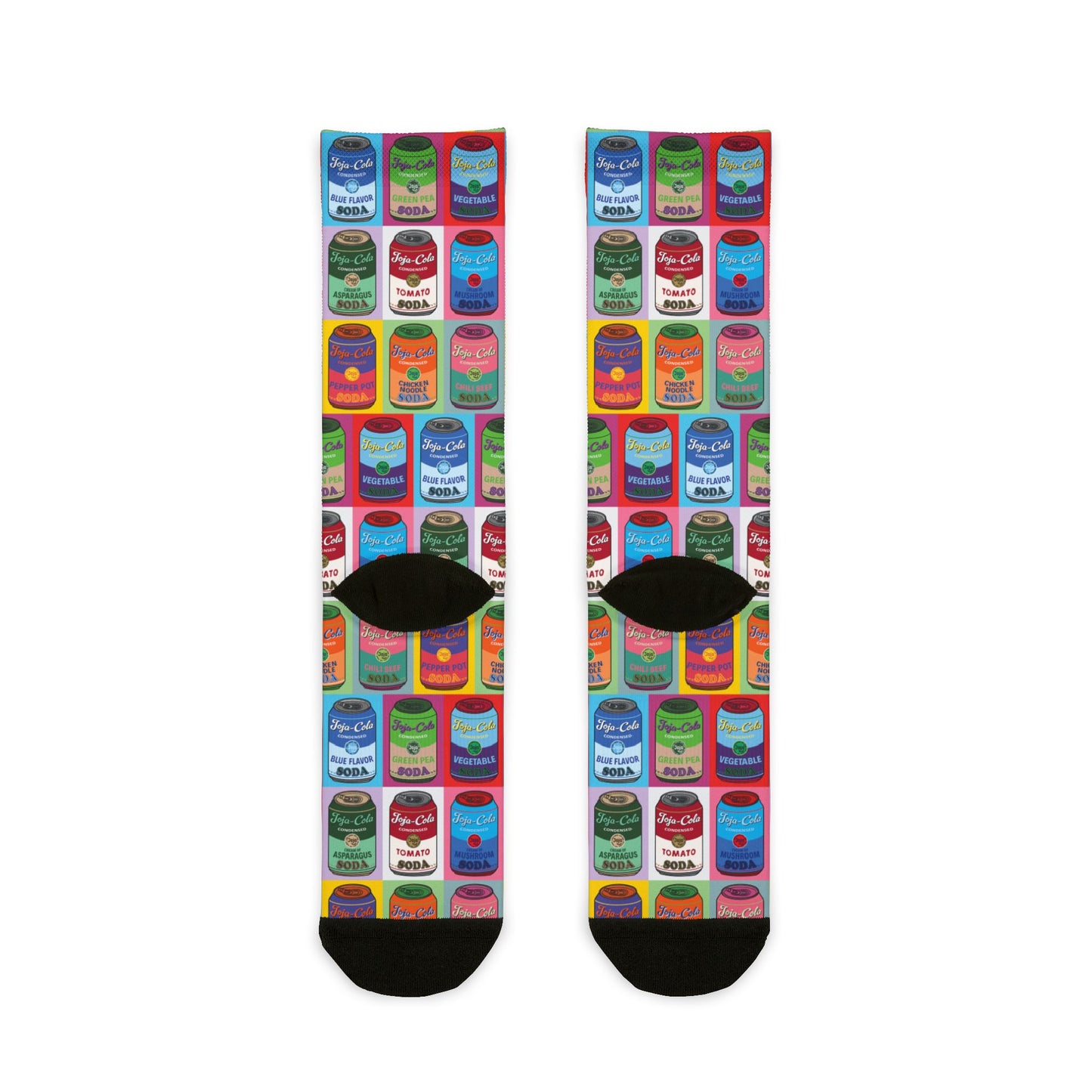 Joja Cola "Campbells Soup" Can Parody Pop Art Crew Socks
