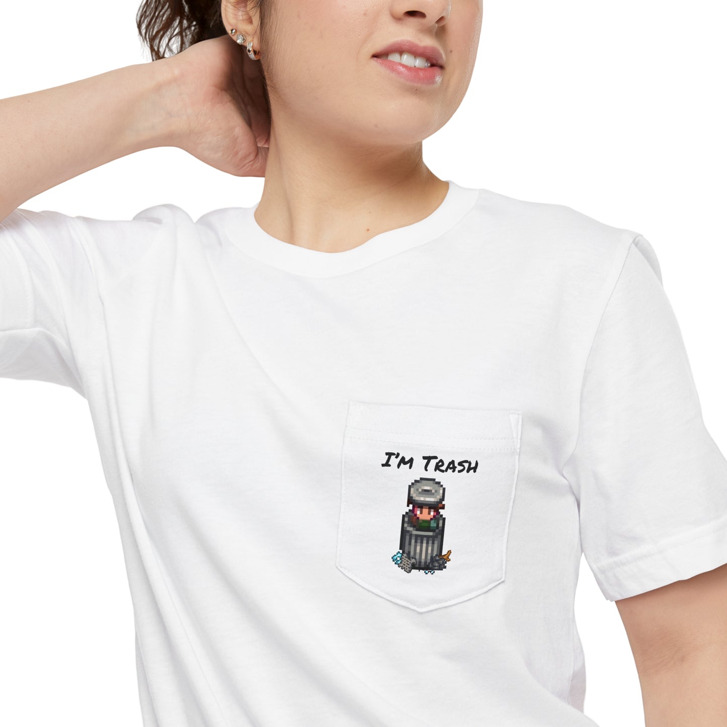 I'm Trash Pocket Tee