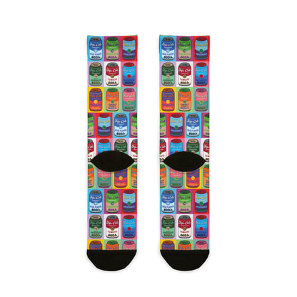 Joja Cola "Campbells Soup" Can Parody Pop Art Crew Socks