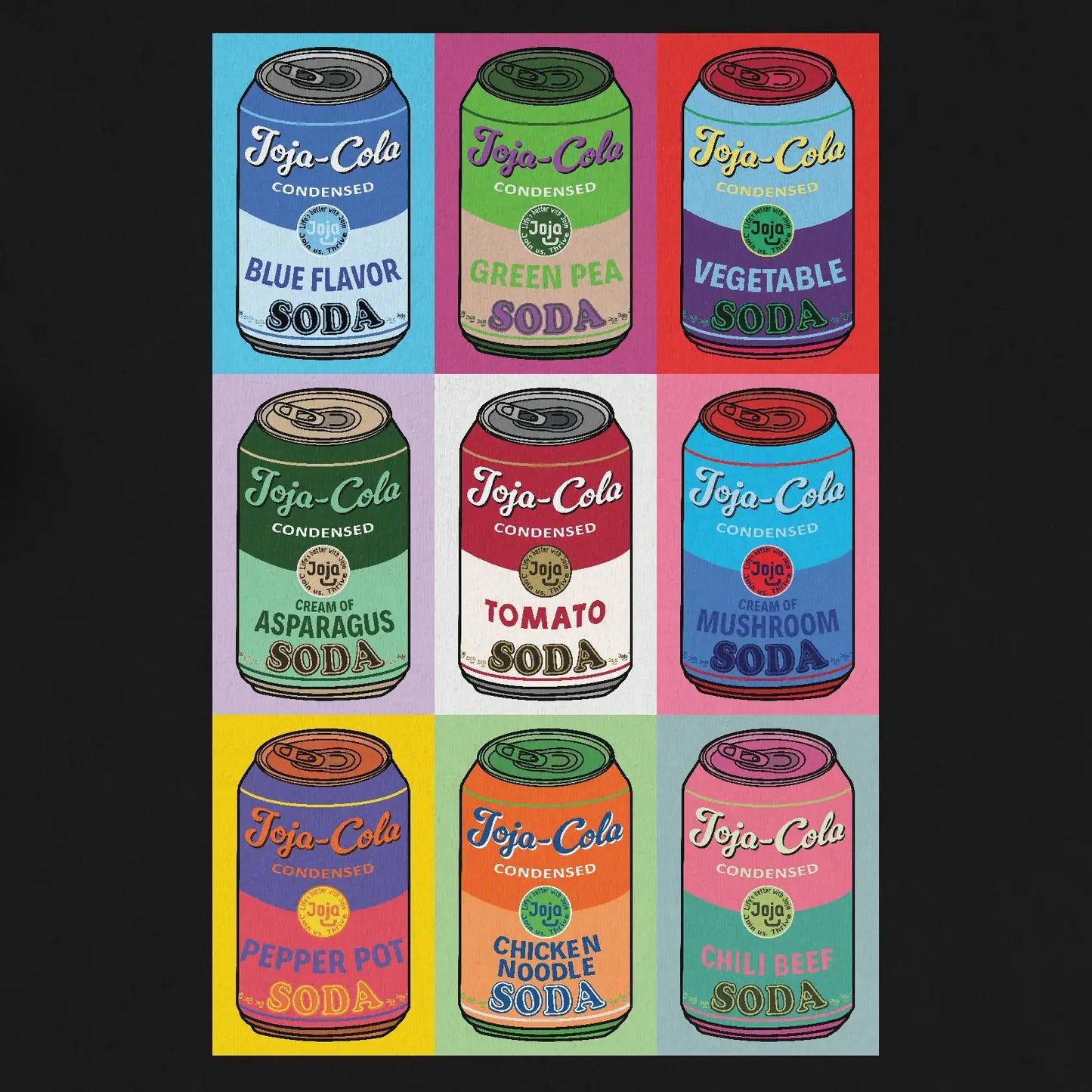 Joja Cola Soup Warhol Series - Stardew Valley Pop Art