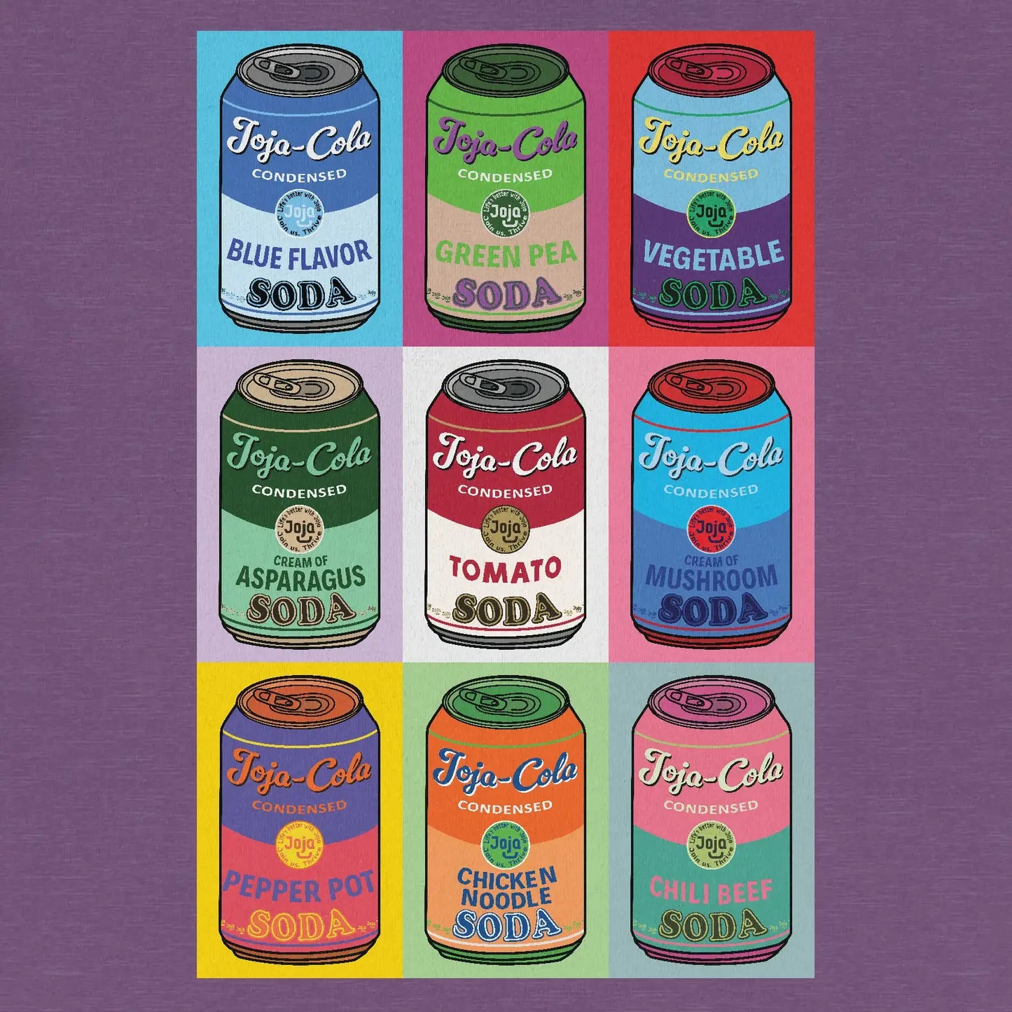 Joja Cola Soup Warhol Series - Stardew Valley Pop Art