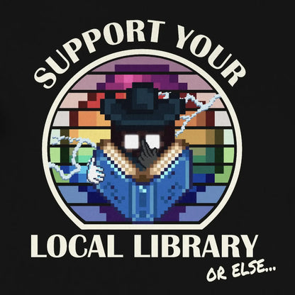 Support Your Local Library... Or Else - Stardew Valley