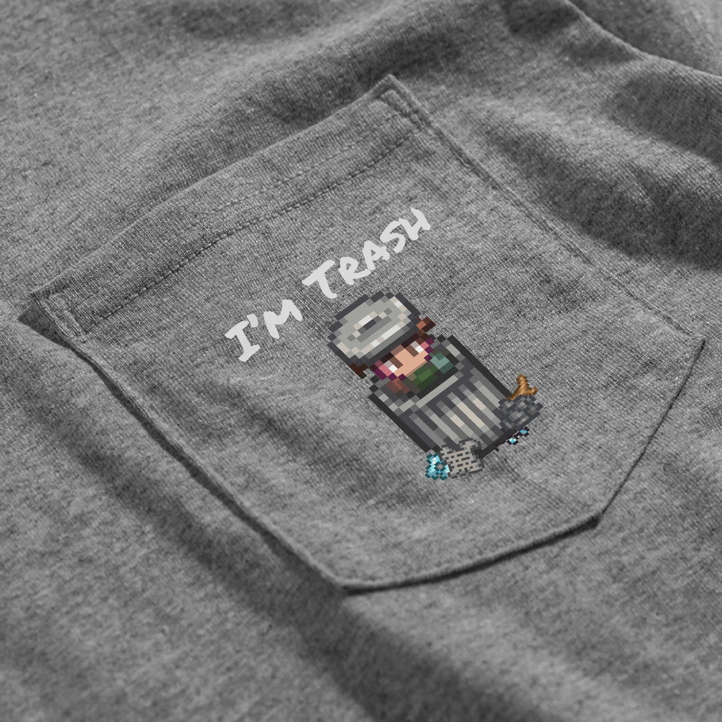 I'm Trash Pocket Tee