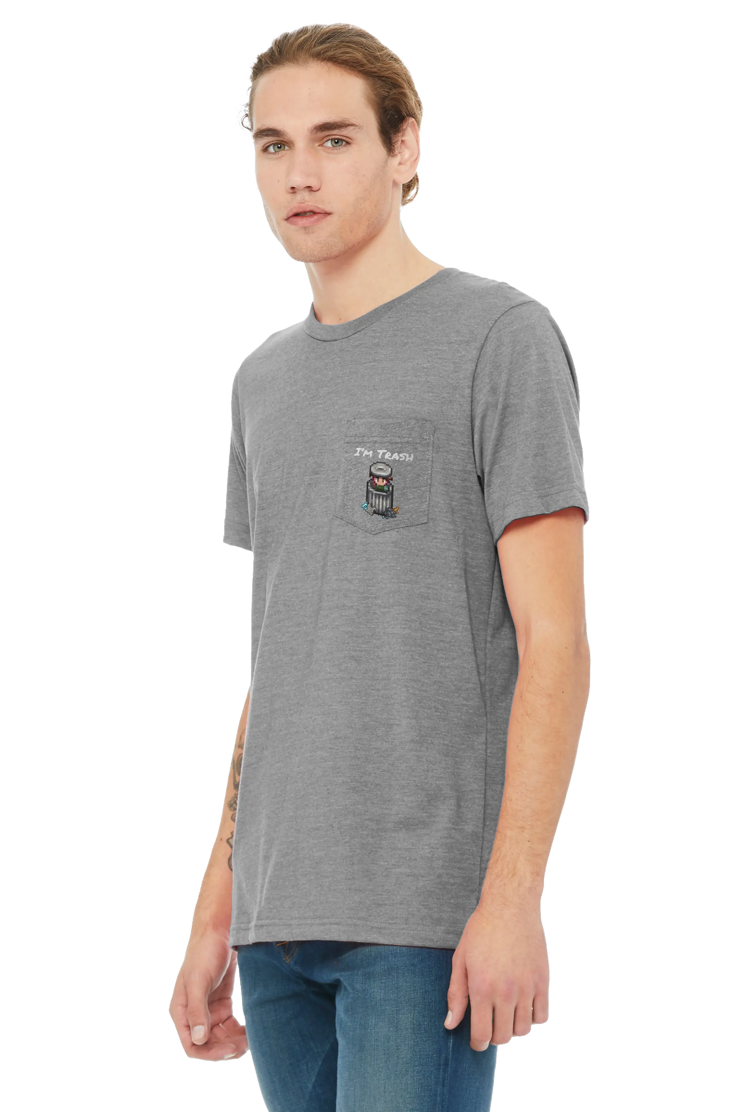 I'm Trash Pocket Tee